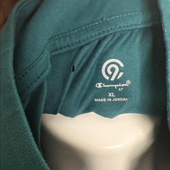 Champion Teal Quarter-Zip Long Sleeve - Picture 2 of 4